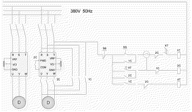 艾默生變頻器在打毛機(jī)的應(yīng)用1